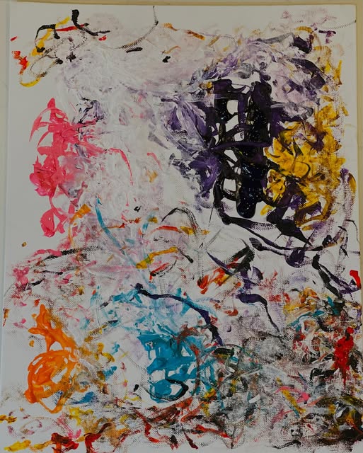 Fog horn, an abstract painting by Kevin Bartley