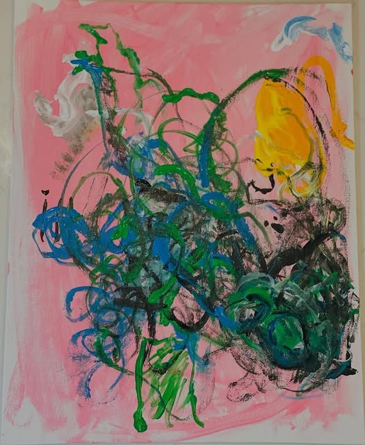 Another nose, an abstract painting by Kevin Bartley