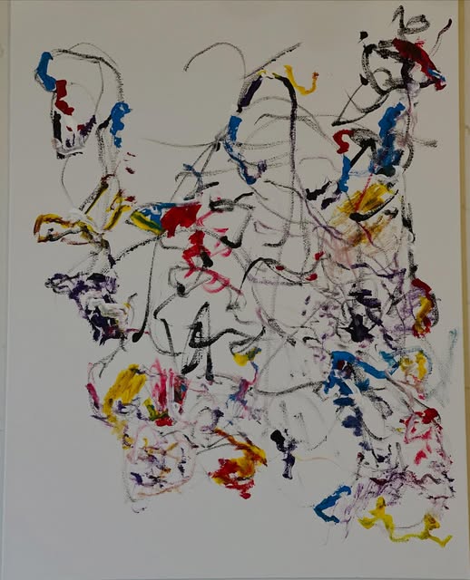 Litmus, an abstract acrylic painting by Kevin Bartley