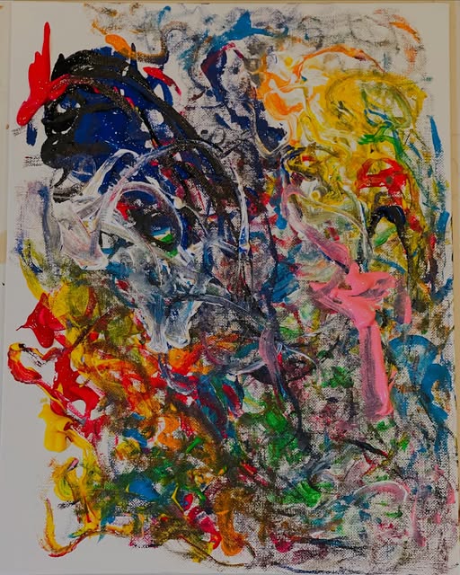 I-95 Consciousness, an abstract painting by Kevin Bartley